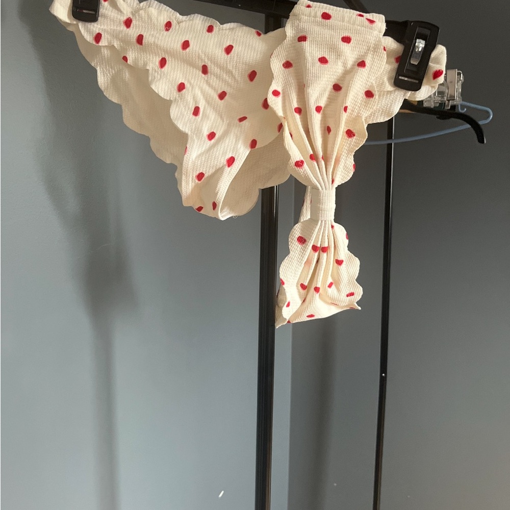 Marysia’s Women’s White and Red Polka Dot Bottoms
